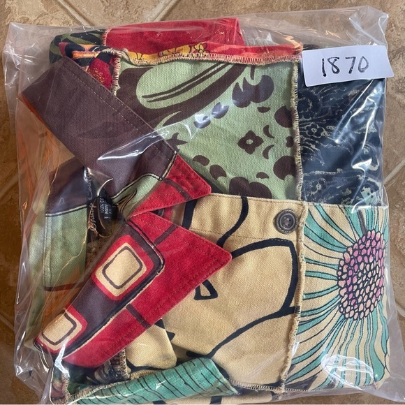 Colorful Patchwork Jean Jacket - Picture 10 of 10